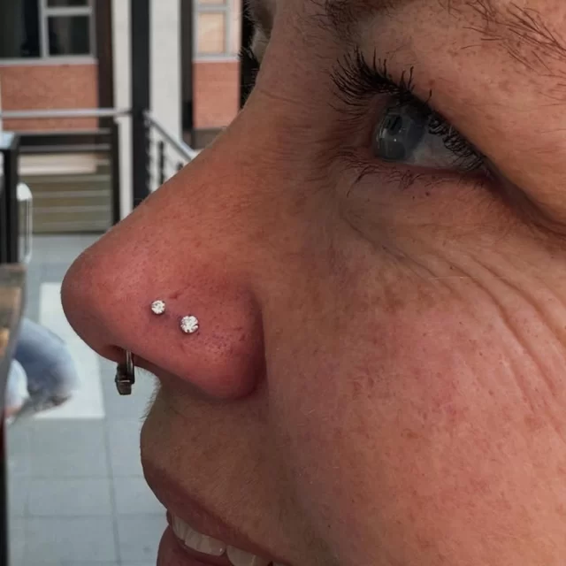 ✨ Double the shine ✨

This sleek double nostril piercing, we got to do for @pivacicclaudia, plays with balance and flow, pairing a 2mm and 2.5mm CZ top for a look that’s refined but never ordinary.

💎 Brilliant-cut CZs for timeless sparkle
⚖️ Slight size contrast for natural harmony
🔒 Set in ASTM F136 titanium for safe wear
🔥 A style that’s equal parts bold and elegant

Sometimes, two really is better than one.

* We are located inside 📍 @jadedink_ 
* Call or WhatsApp us on📱 084-600-5263
* Find us on 💻 www.modifiedmonkey.co.za

Pierce it. Flaunt it.

#doublenostril #double #nostrilpiercing#nosepiercing #piercing #piercings #pierced #cz #czjewellery #titanium #sparkle #bold #elegant