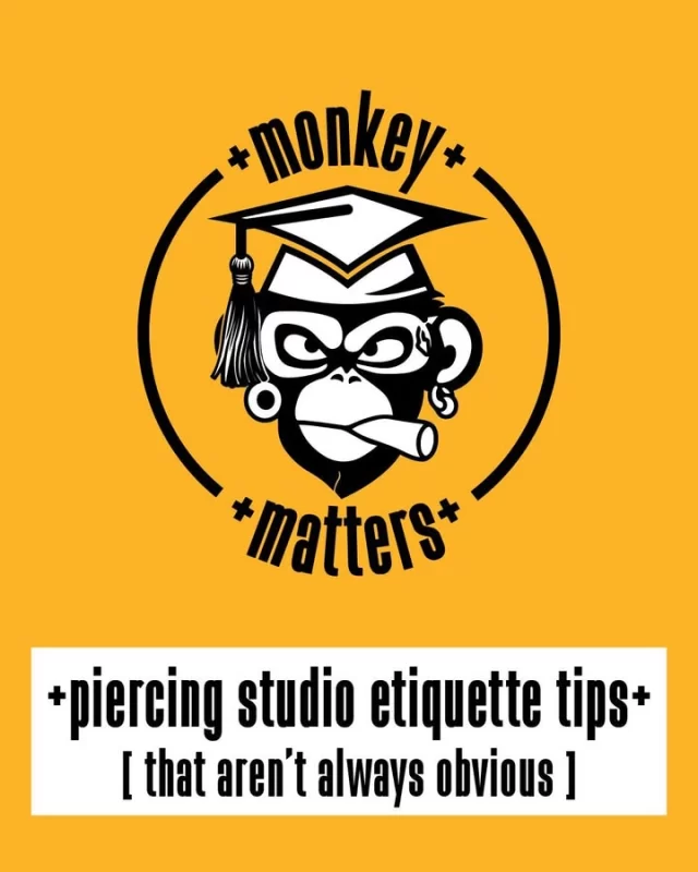 Piercing studio etiquette… the stuff nobody really tells you. 👀

Some of these might sound obvious.
Some definitely aren’t. 😅

From keeping things sterile, to respecting other clients’ space, to not turning the piercing room into a full family reunion — there’s usually a reason behind the madness.

A good studio experience works both ways.
Good communication, good prep, and a little awareness go a long way.

Which slide do you think people ignore the most? 👀

📍 Modified Monkey – inside @jadedink_ 
📲 WhatsApp: 084 600 5263
🌐 www.modifiedmonkey.co.za

Pierce it. Flaunt it.

#modifiedmonkey 
#bodypiercing 
#piercingstudio 
#piercingtips 
#titaniumjewellery