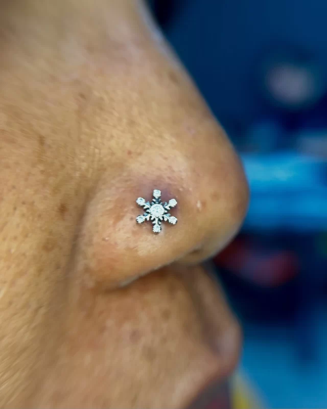 Sometimes it’s the jewellery that transforms a piercing from beautiful to unforgettable.

My client knew she wanted something that said “look at me,” so we built this fresh nostril piercing around our Snowflake Cluster from @adorajewelsza . Safe to say, I think we understood the assignment.

It’s bold without being over the top, catches the light beautifully, and suits her perfectly.

📍 Based inside @jadedink_ 
📱 WhatsApp: 084 600 5263
💻 www.modifiedmonkey.co.za

#modifiedmonkey 
#nosepiercing 
#bodypiercing 
#adorajewels 
#snowflake